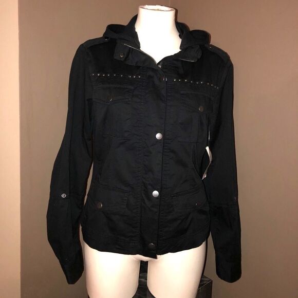 Style&Co Jacket with Detachable Hood NWT - Picture 1 of 4